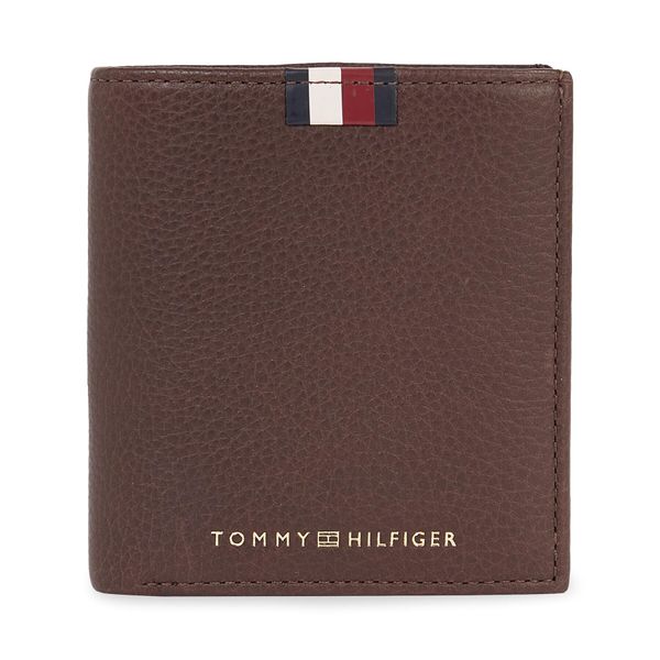 Tommy Hilfiger Мъжки портфейл Tommy Hilfiger Th Corp Leather Trifold AM0AM11597 Coffee Bean GB6