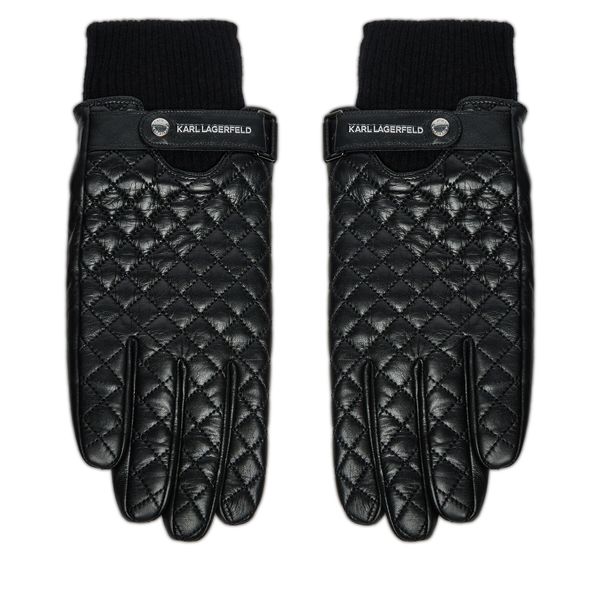 KARL LAGERFELD Мъжки ръкавици KARL LAGERFELD 246M3610 Черен