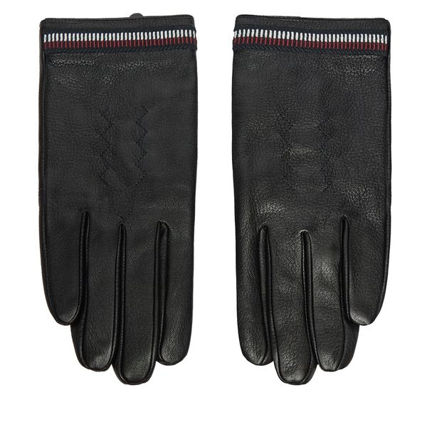 Tommy Hilfiger Мъжки ръкавици Tommy Hilfiger Corp Love AM0AM12826 Черен