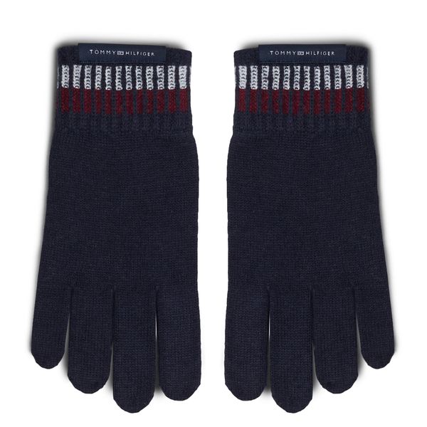 Tommy Hilfiger Мъжки ръкавици Tommy Hilfiger Corp Love AM0AM12827 Тъмносин