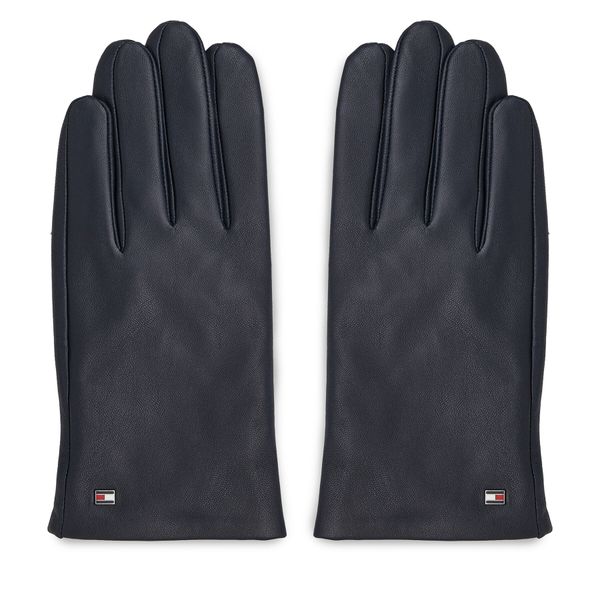 Tommy Hilfiger Мъжки ръкавици Tommy Hilfiger Essential Flag Leather Gloves AM0AM11482 Тъмносин