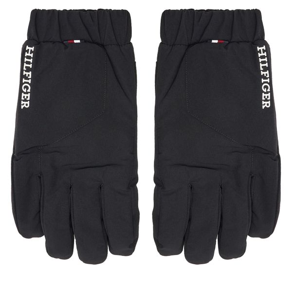 Tommy Hilfiger Мъжки ръкавици Tommy Hilfiger Th Monotype Quilt AM0AM12829 Черен