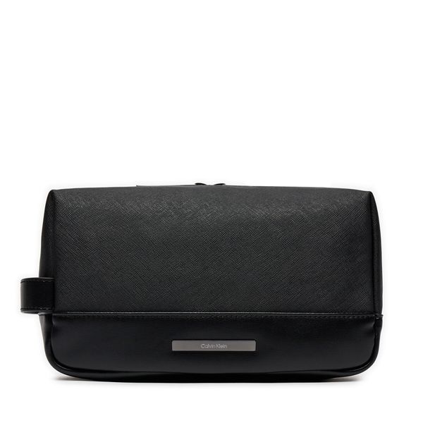 Calvin Klein Несесер Calvin Klein Modern Bar Washbag K50K511698 Ck Black Saffiano BEH