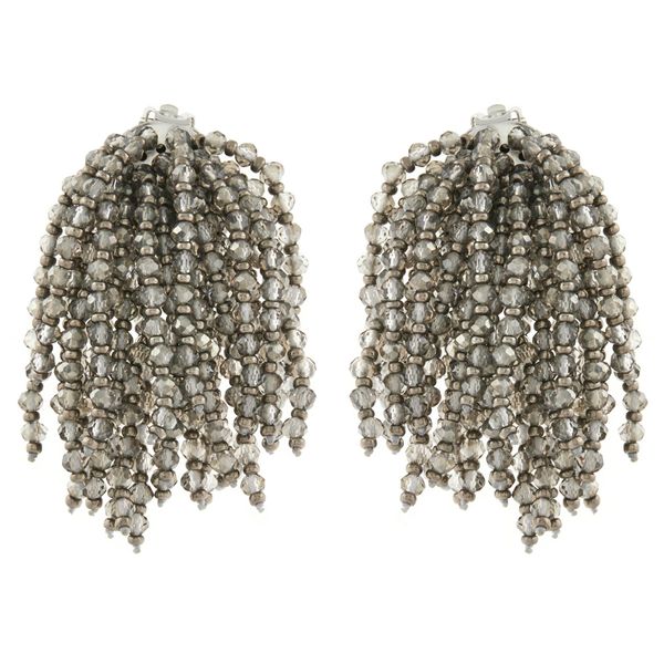 Weekend Max Mara Обеци с клипс Weekend Max Mara Kaki 2515751134650 Сив