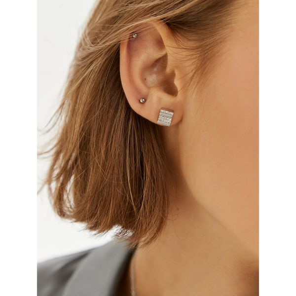 Calvin Klein Обици Calvin Klein 35000370 Сребрист