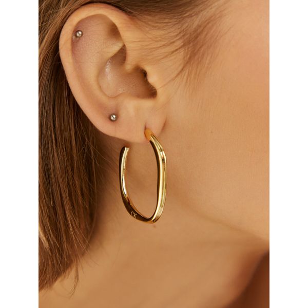 Calvin Klein Обици Calvin Klein 35000644 Златист