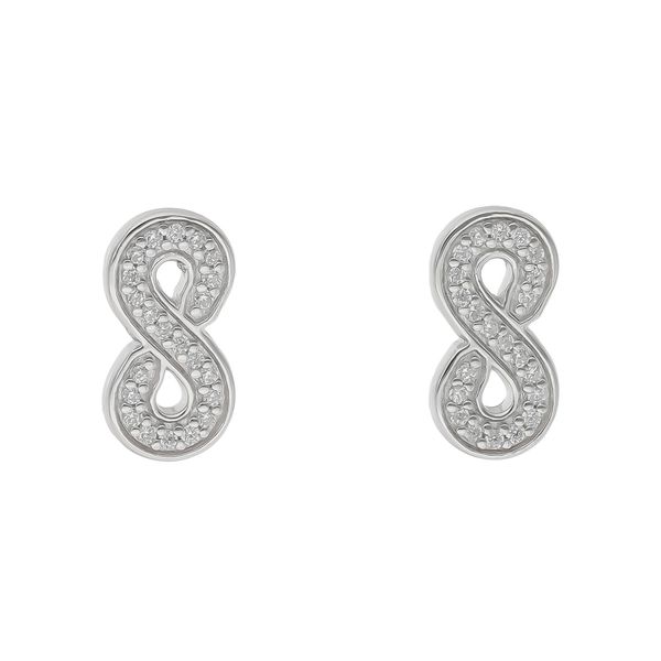 Fossil Обици Fossil Sterling JFS00634040 Silver