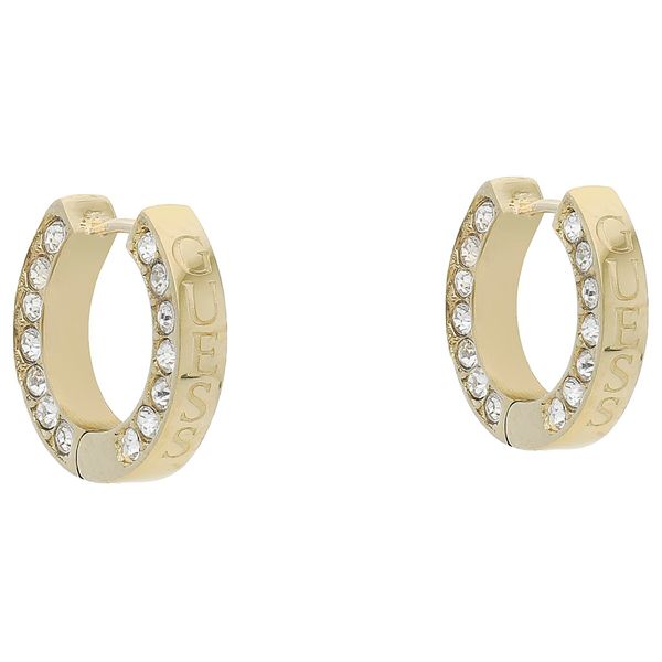 Guess Обици Guess Circle Lights JUBE03 160JW Позлатено с жълто злато