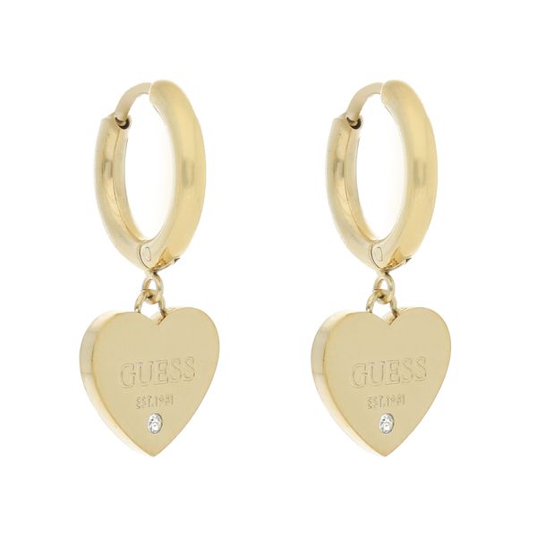 Guess Обици Guess Huggie Me JUBE03 145JW Позлатено с жълто злато