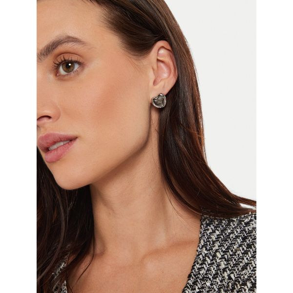 Guess Обици Guess JUBE04 609JW Сребрист