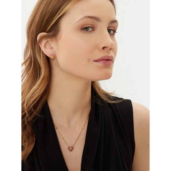 Guess Обици Guess JUBE05 008JW Розов