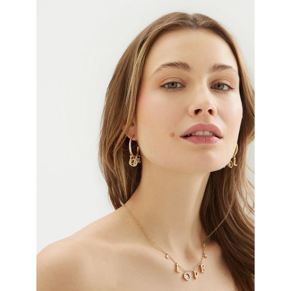 Guess Обици Guess JUBE05 034JW Златист