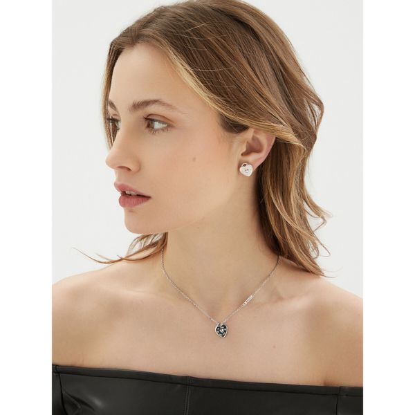 Guess Обици Guess JUBE05 058JW Сребрист