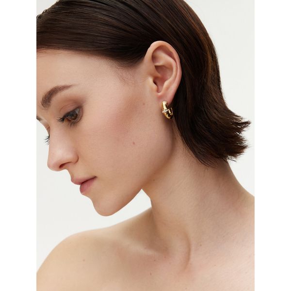 Guess Обици Guess JUBE05 164JW Златист