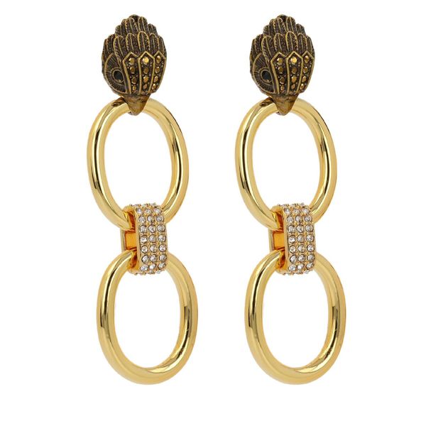 Kurt Geiger Обици Kurt Geiger Eagle Link Linears 1345461429 Gold