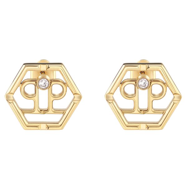 PHILIPP PLEIN Обици PHILIPP PLEIN Hexagon PJ2AA06EU Златист