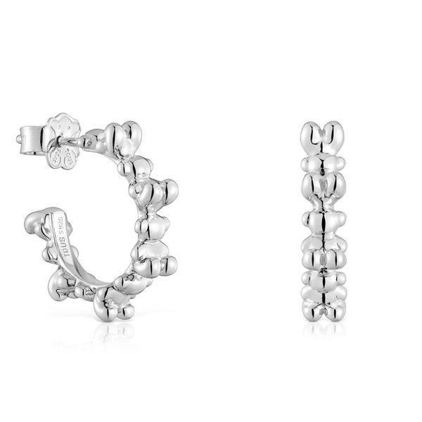 TOUS Обици TOUS Bold Bear 1004194700 Сребрист