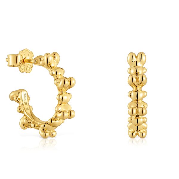 TOUS Обици TOUS Bold Bear 1004194800 Златист