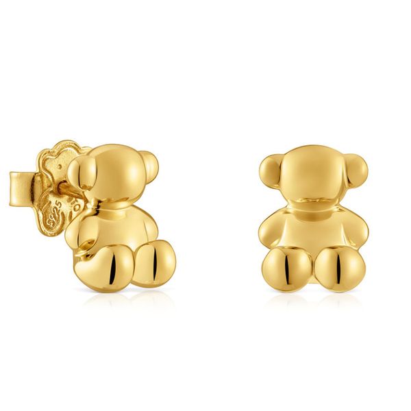 TOUS Обици TOUS Bold Bear 1004195400 Златист