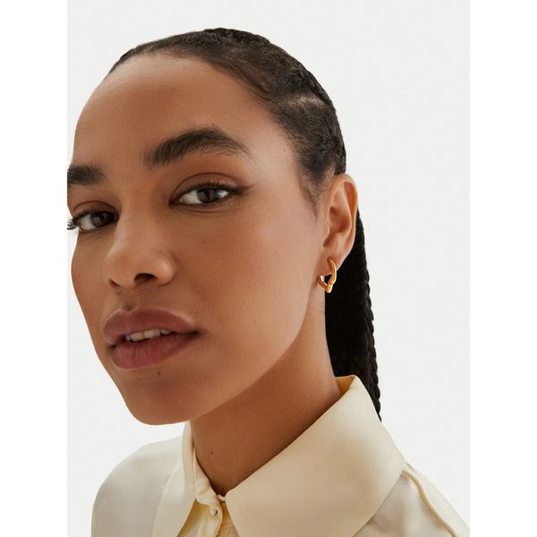 Trussardi Обици Trussardi TJAXA05 Златист