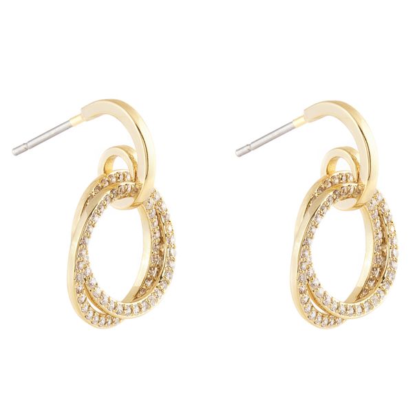 U.S. Polo Assn. Обици U.S. Polo Assn. USPJ559EA Златист