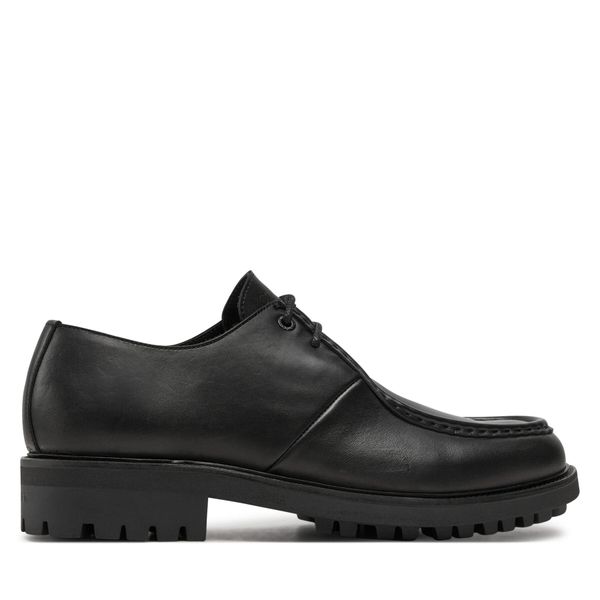 Calvin Klein Обувки Calvin Klein Apron Lace Up Lth HM0HM01535 Черен