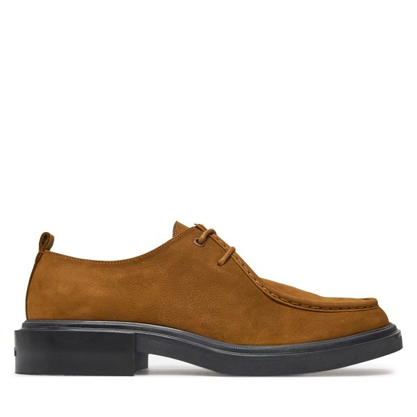 Calvin Klein Обувки Calvin Klein Apron Lace Up Nb HM0HM01636 Кафяв