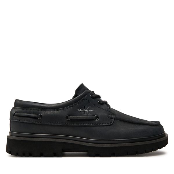 Calvin Klein Jeans Обувки Calvin Klein Jeans Hybrid Boat Shoe Slipon Lh Btw YM0YM00937 Черен