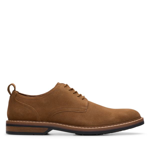 Clarks Обувки Clarks Aldwin Lace 26178426 Кафяв
