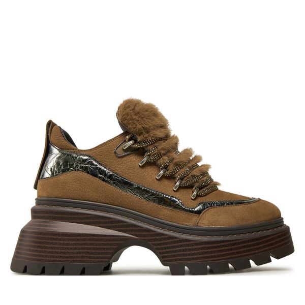 MICHAEL Michael Kors Обувки MICHAEL Michael Kors Shiloh Bootie 40F4SSFE8L Кафяв