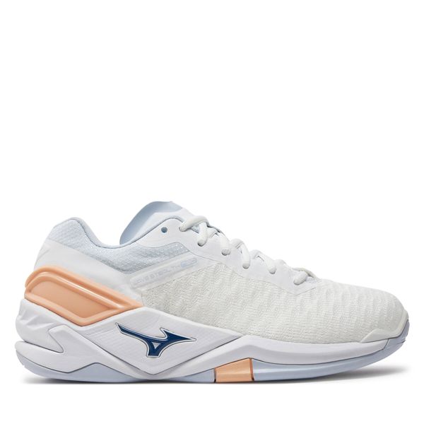 Mizuno Обувки Mizuno Wave Stealth Neo X1GB2000 White/Navy Peony/Peach Parfait 0
