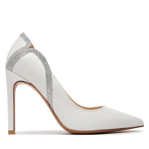 Baldowski Обувки на ток Baldowski D03525-1451-001 Бял