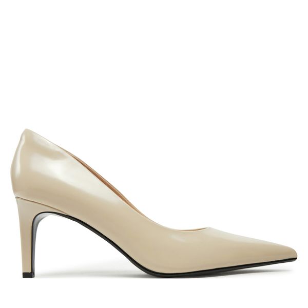 Calvin Klein Обувки на ток Calvin Klein Heel Pump 70 - Brush L HW0HW02446 Бежов