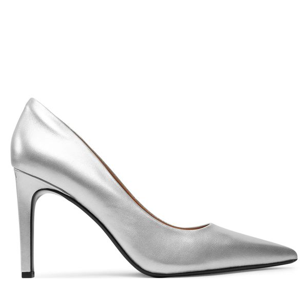 Calvin Klein Обувки на ток Calvin Klein Heel Pump 90 - Met HW0HW02431 Сребрист