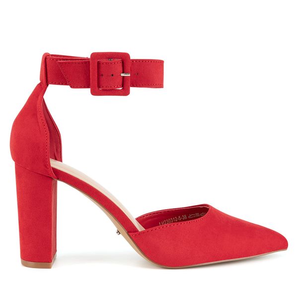 DeeZee Обувки на ток DeeZee LH230312-5 Червен