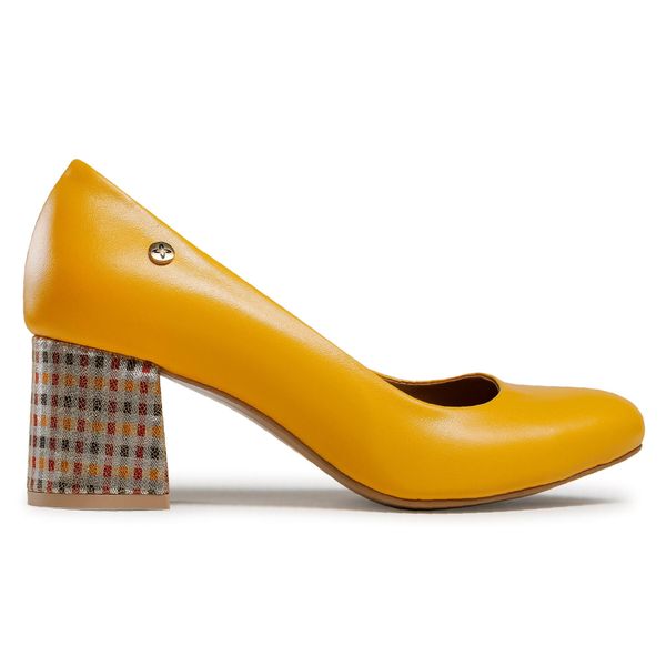 Maciejka Обувки на ток Maciejka 03356-07/00-1 Жълт