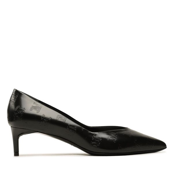Max Mara Обувки на ток Max Mara Damierpump 2345260137600 Черен