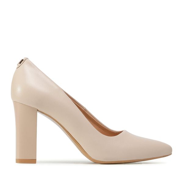 R.Polański Обувки на ток R.Polański 0760 Бежов