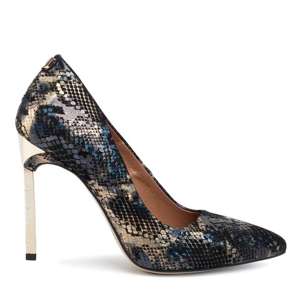 R.Polański Обувки на ток R.Polański 0808 Черен