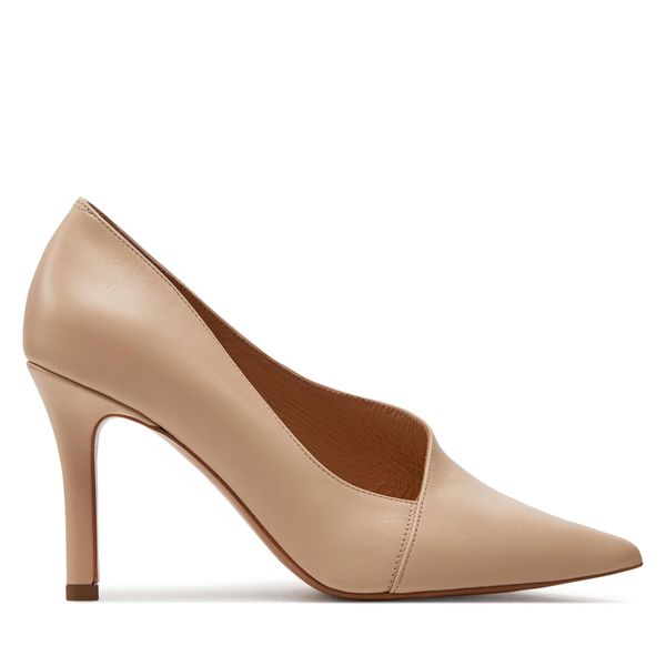 R.Polański Обувки на ток R.Polański 1691 Бежов