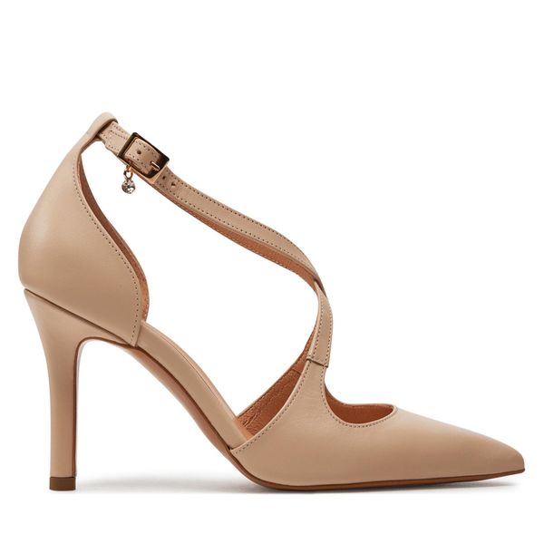 R.Polański Обувки на ток R.Polański 1693 Бежов