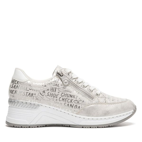 Rieker Обувки Rieker N4316-90 Сребрист