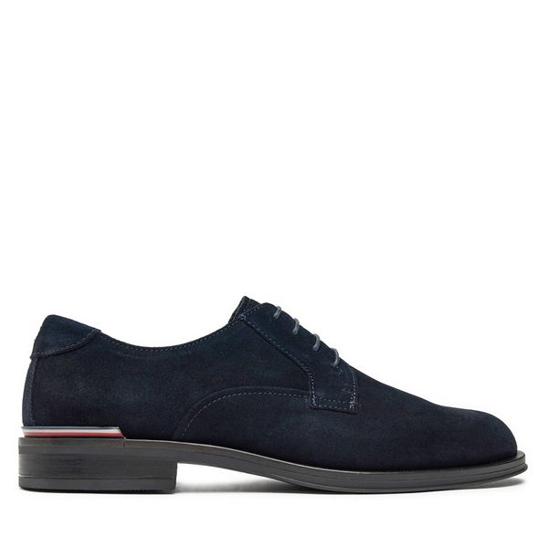 Tommy Hilfiger Обувки Tommy Hilfiger Core Rwb Hilfiger Suede Shoe FM0FM04868 Тъмносин