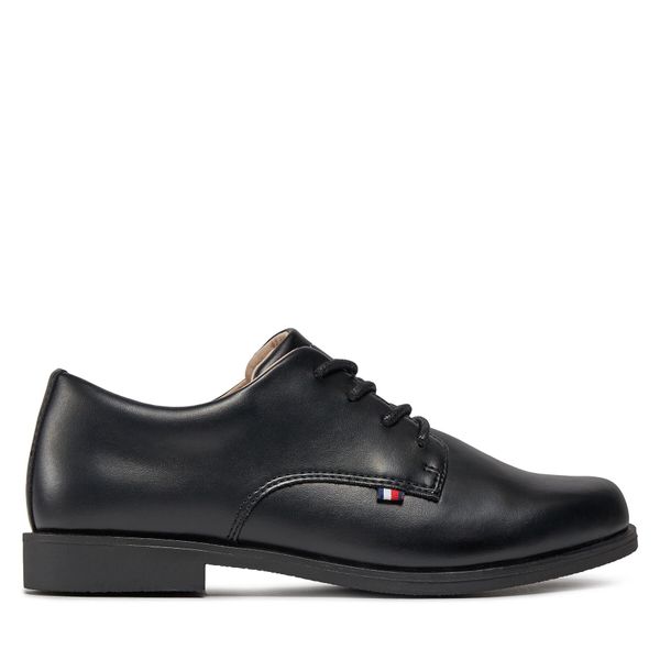 Tommy Hilfiger Обувки Tommy Hilfiger Low Cut Lace Up Shoe T3B4-33174-1355 Черен