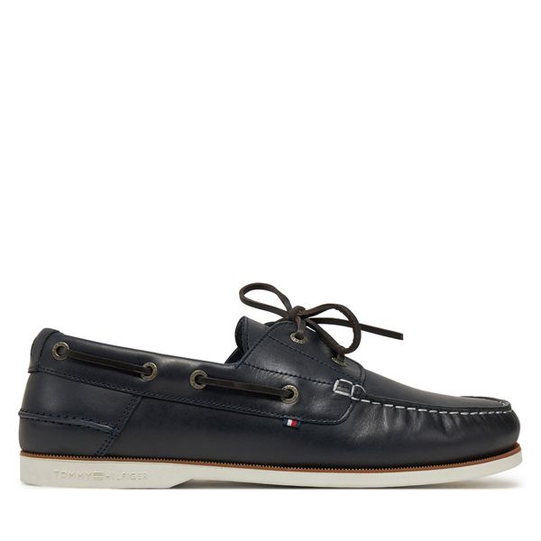 Tommy Hilfiger Обувки Tommy Hilfiger Th Boat Shoe Core Lth FM0FM05569 Тъмносин