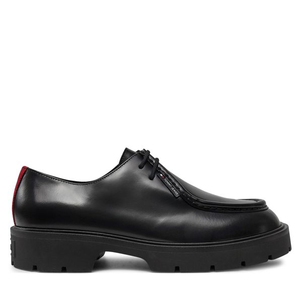 Tommy Jeans Обувки Tommy Jeans Tjm Smart Derby Shoe EM0EM01418 Черен