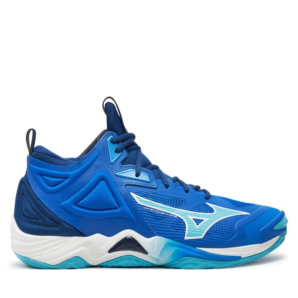 Mizuno Обувки за зала Mizuno Wave Momentum 3 V1GA2317 Син