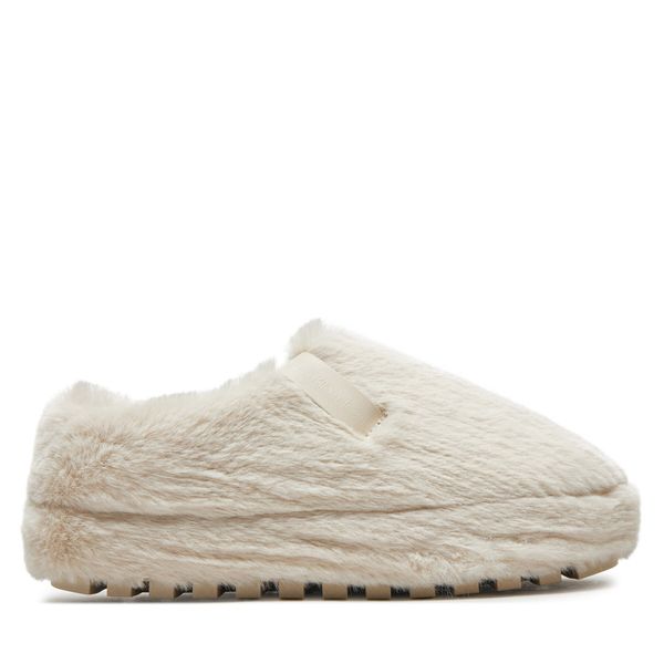 Calvin Klein Jeans Пантофи Calvin Klein Jeans Home Anke Slipper Wn Fur YW0YW01596 Екрю