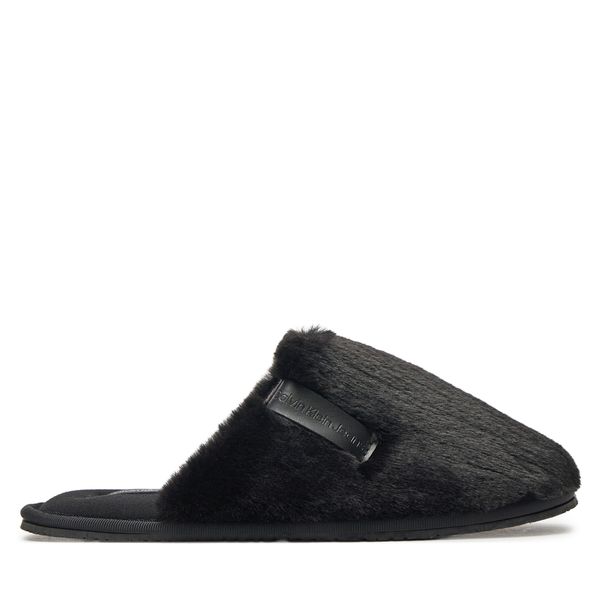 Calvin Klein Jeans Пантофи Calvin Klein Jeans Hotel Slipper Fur After Glow YW0YW01593 Черен