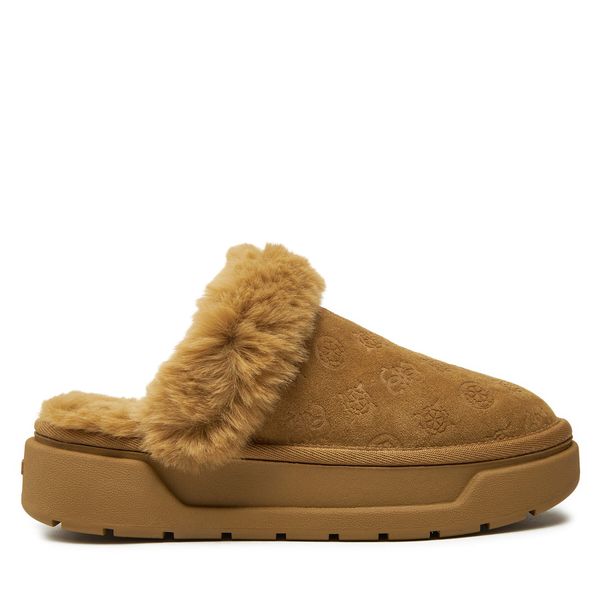 Guess Пантофи Guess Unika3 FLFUK3 FAL06 Кафяв